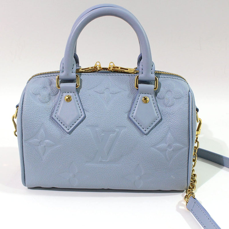 [Used] LOUIS VUITTON M46484 Speedy Bandouliere 20 Blue Empreinte 2WAY Bag 1188