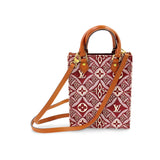 [Used] LOUIS VUITTON M69846 Petite Sac Plat Monogram Jacquard Since1854 Bordeaux 1190