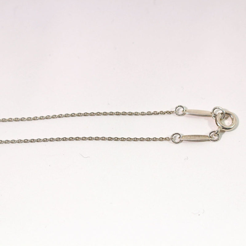 [Used] Tiffany &amp; Co. Tiffany Infinity Cross Necklace Silver 3.2g 40cm 1222