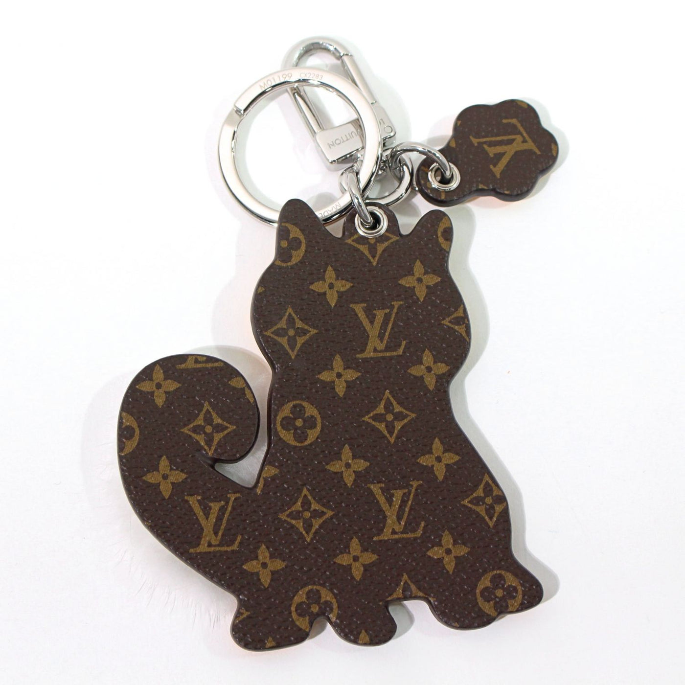 中古】 LOUIS VUITTON ルイ・ヴィトン キーホルダー ポルトクレ M01199 LV シバ ミンクファー キーホルダー 柴犬 –  Watch Shop Bambi