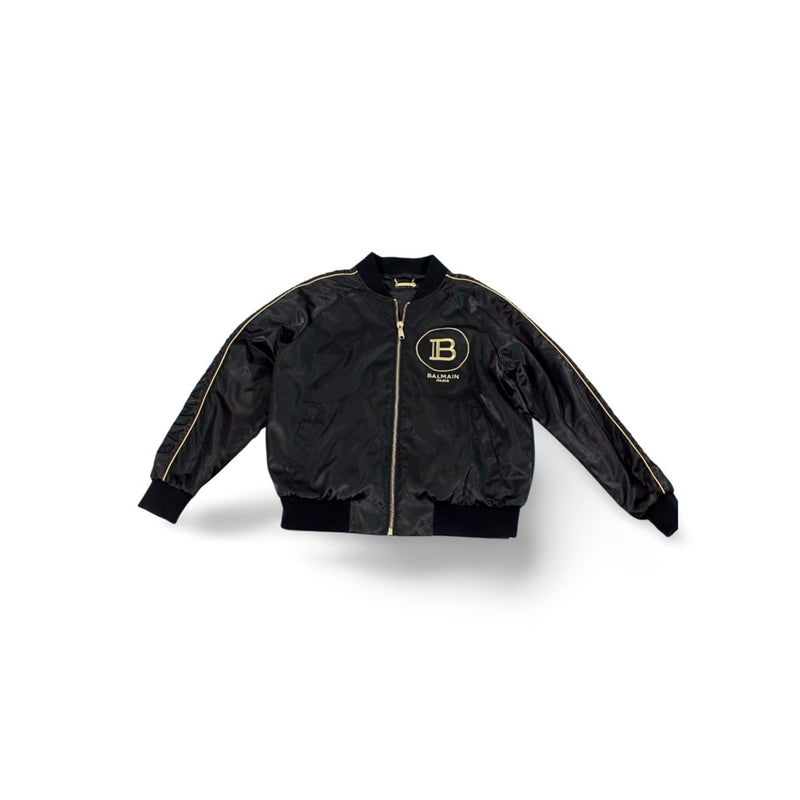 [Used] BALMAIN Coat/Jacket Blouson Back Logo Black M Size 1137