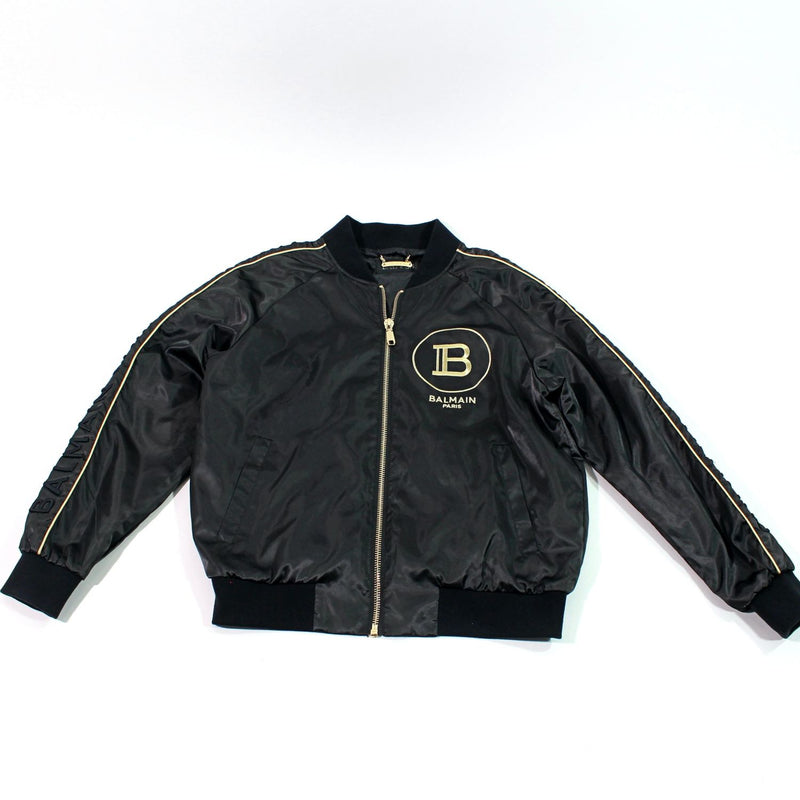 [Used] BALMAIN Coat/Jacket Blouson Back Logo Black M Size 1137