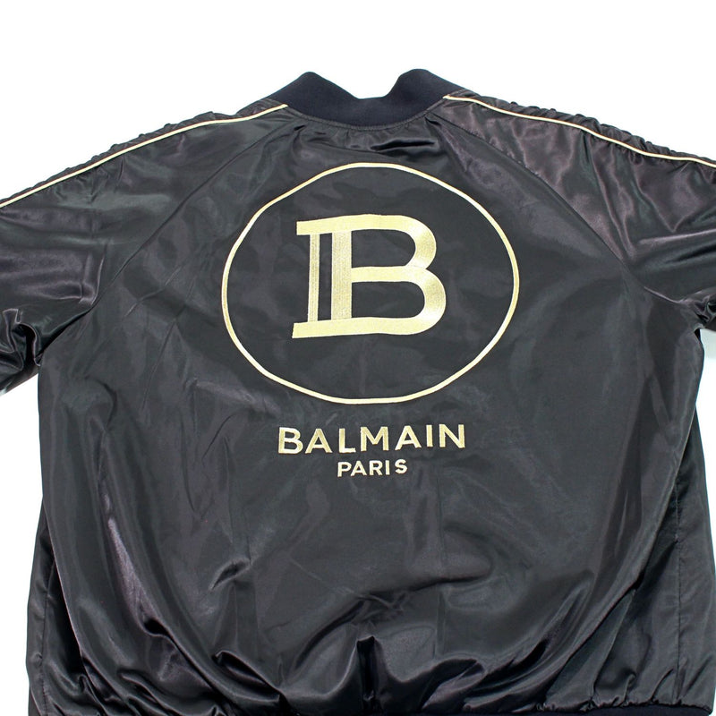 [二手货] BALMAIN 外套/夹克束腰背心背面徽标黑色 M 尺寸 1137