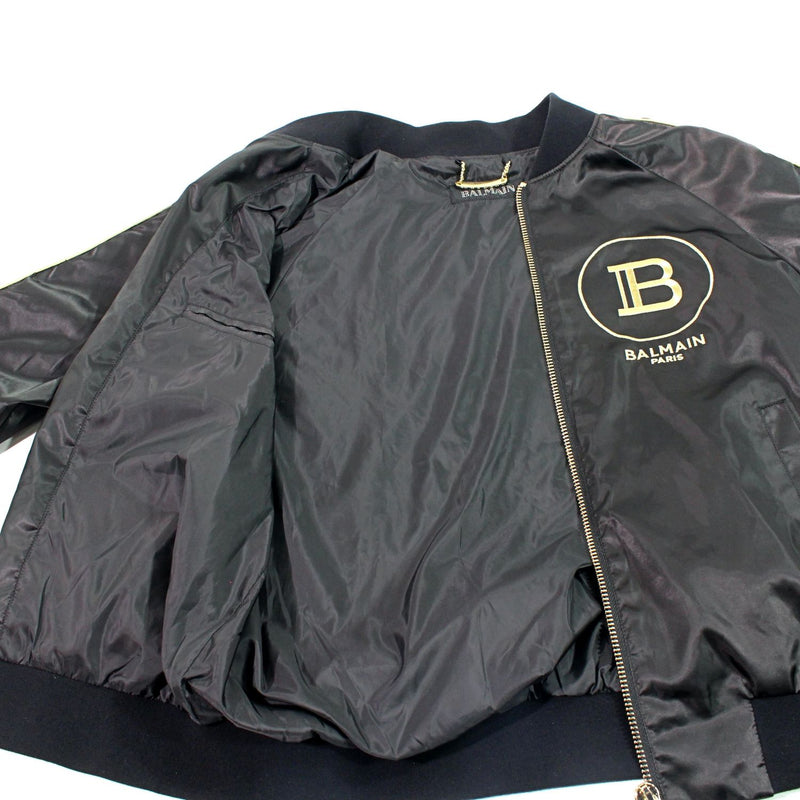 [Used] BALMAIN Coat/Jacket Blouson Back Logo Black M Size 1137