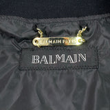 [Used] BALMAIN Coat/Jacket Blouson Back Logo Black M Size 1137