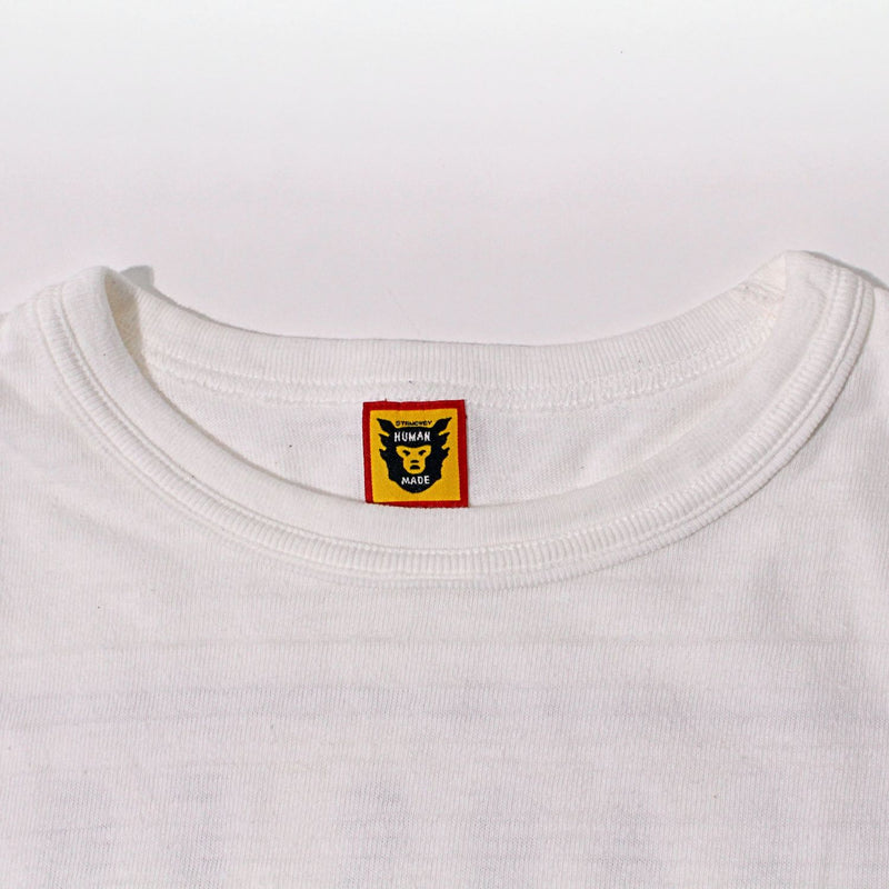 [Used] HUMAN MADE Human Made T-shirt/cut and sewn White long sleeve T-shirt Size L 1152