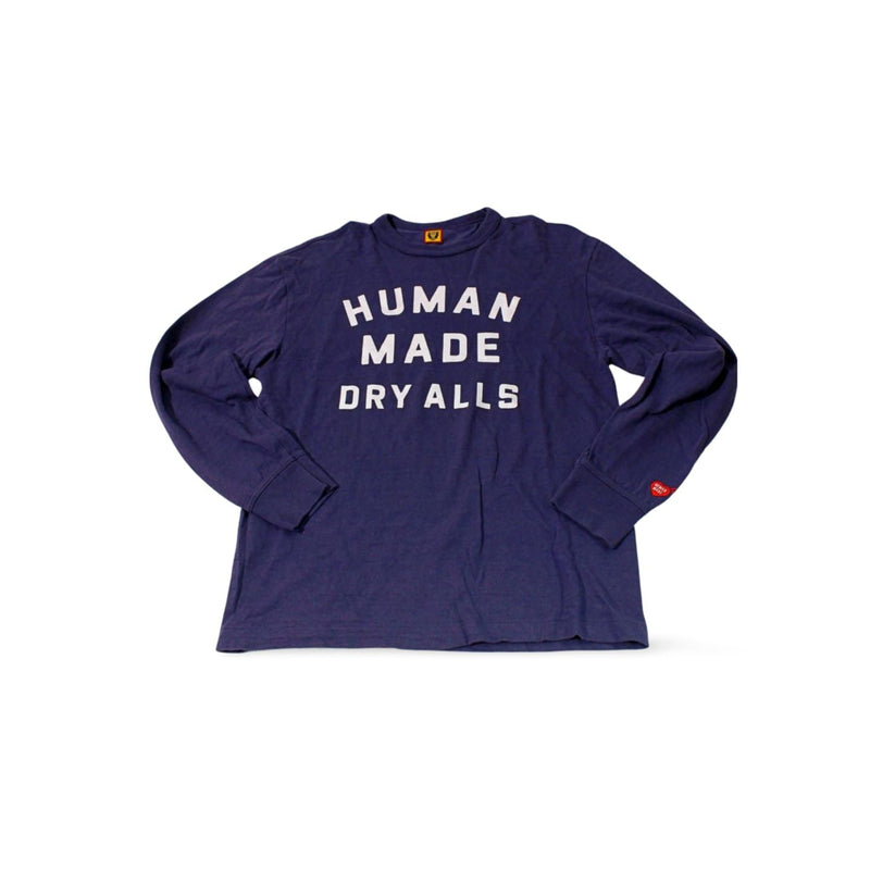 【中古】 HUMAN MADE ヒューマンメイド  Tシャツ・カットソー   パープル 長袖Tシャツ　　サイズL  1153