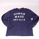 【中古】 HUMAN MADE ヒューマンメイド  Tシャツ・カットソー   パープル 長袖Tシャツ　　サイズL  1153