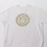 【中古】 FENDACE  フェンダーチェ  Tシャツ・カットソー   FENDACE フェンダーチェ FENDI × VERSACE　ロゴT シャツ　ホワイト 1271