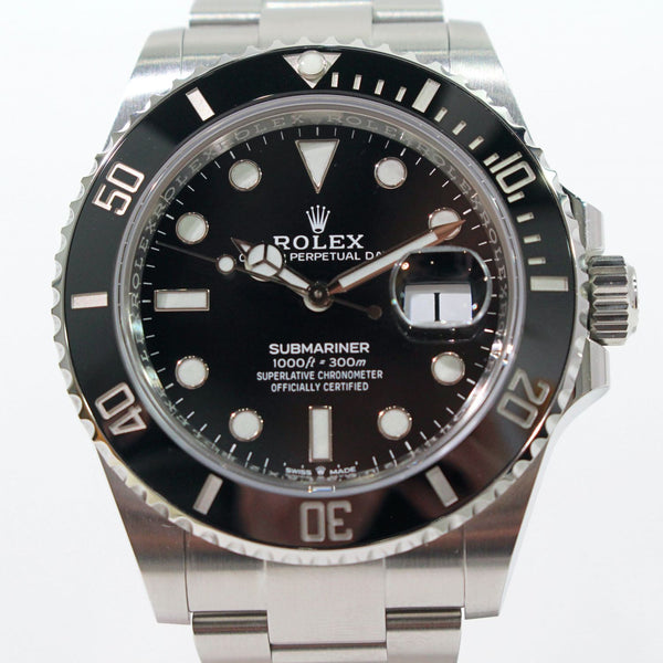 【中古】 ROLEX ロレックス 黒文字盤 メンズ腕時計 サブマリーナーデイト 126610LN サブマリーナーデイト　ブラック　ランダム　メンズ　自動巻き 1275