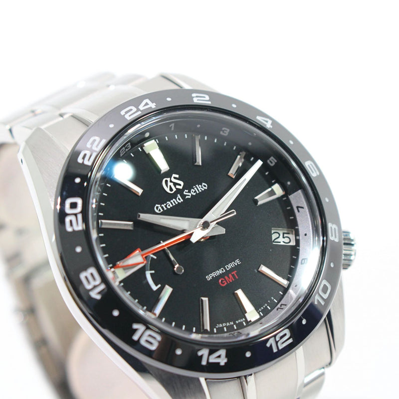 【中古】 Grand Seiko グランドセイコー  メンズ腕時計  SBGE253 スポーツコレクション スプリングドライブ 　9R66-OBBO　GMT　 未使用 1294