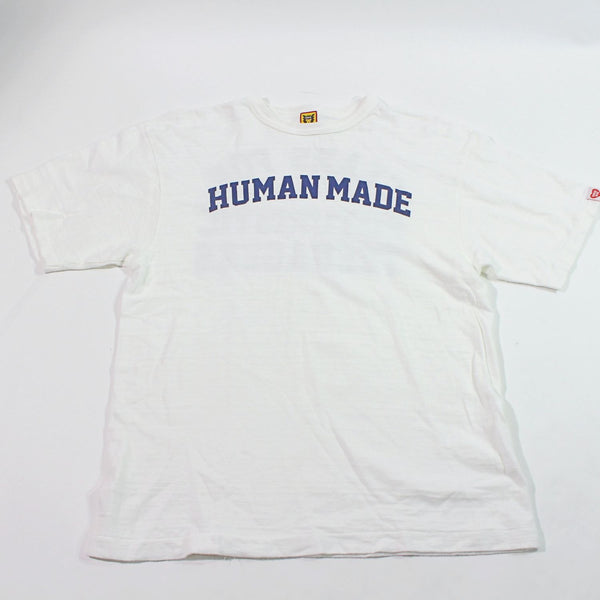 【中古】 HUMAN MADE ヒューマンメイド GRAPHIC フロントロゴTシャツ ホワイト Lサイズ 23SS 1158