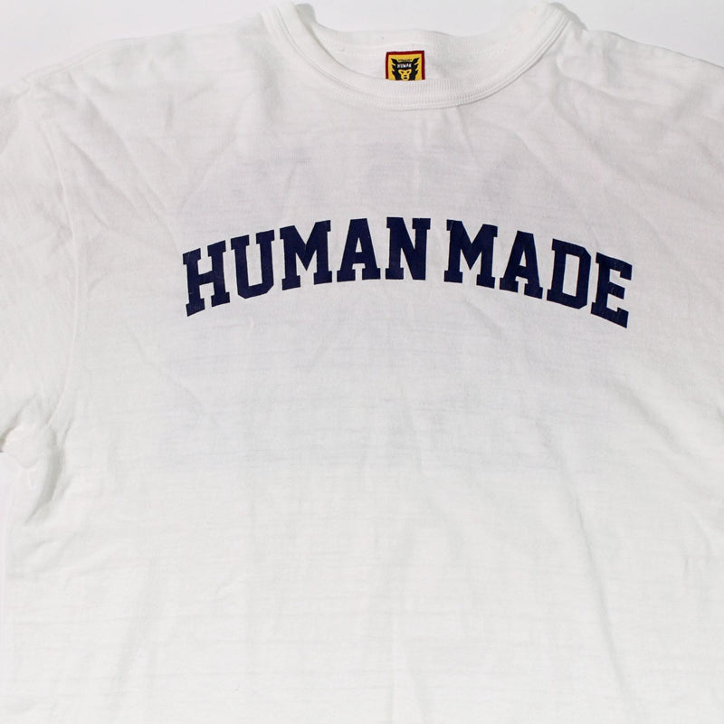 【中古】 HUMAN MADE ヒューマンメイド GRAPHIC フロントロゴTシャツ ホワイト Lサイズ 23SS 1158