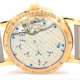 【中古】  A.LANGE&SOHNE   A.LANGE&SOHNE　ランゲ１ムーンフェイズ　192.032　シルバー文字盤　PG/革　手巻き　メンズ腕時計 1309