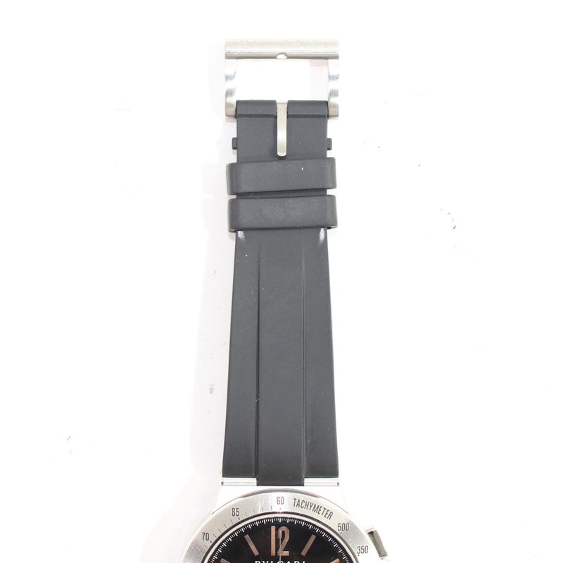 【中古】BVLGARI ブルガリ DG41BSVDCHTA  ディアゴノ ベロチッシモ 41mm クロノグラフ メンズ 腕時計 1330