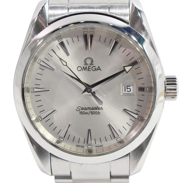 【中古】 OMEGA オメガ メンズ腕時計 シーマスター アクアテラ 2518.30 SS クォ―ツ 36mm デイト 1331