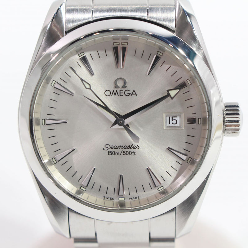 【中古】 OMEGA オメガ メンズ腕時計 シーマスター アクアテラ 2518.30 SS クォ―ツ 36mm デイト 1331