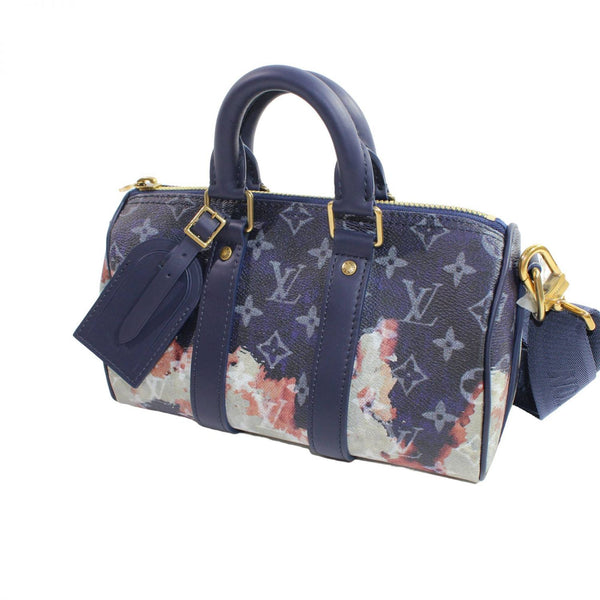 【中古】 LOUIS VUITTON ルイ・ヴィトン M46804 キーポル バンドリエール25 モノグラムインクブルー コレクション 24AW 1342