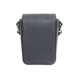 【中古】 LOUIS VUITTON ルイ・ヴィトン M81524  Sロック ヴェルティカル･ウェアラブルウォレット ブラック トリヨンレザー 1343