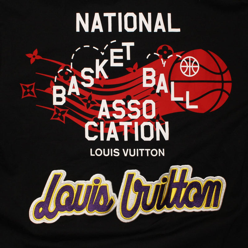 【中古】 LOUIS VUITTON ルイ・ヴィトン 21AW LV×NBA コラボ ロゴ プリント Tシャツ 015