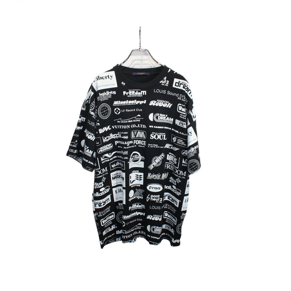 【中古】LOUIS VUITTON ルイヴィトン 19AW オールオーバーロゴプリンテッド Tシャツ 016