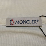 【中古】Moncler モンクレール ロゴ スタッズ 半袖Tシャツ クリーム 0047