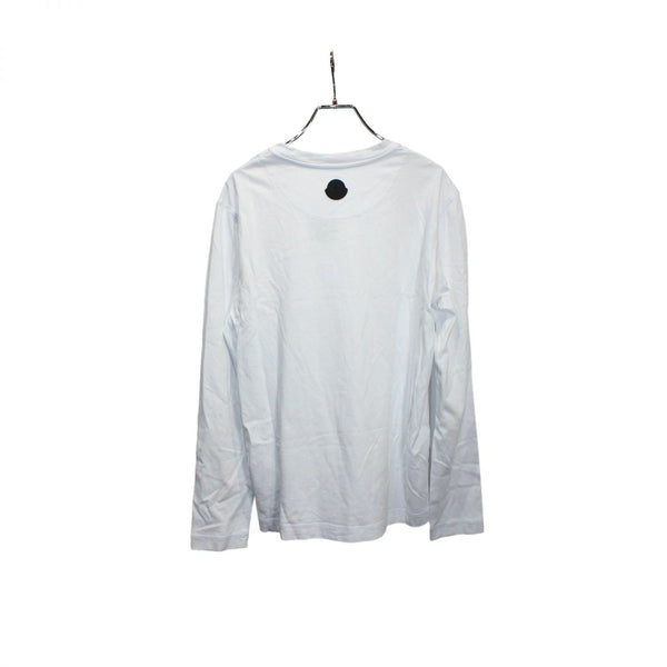 【中古】MONCLER モンクレール MAGLIA GIROCOLLO プリント 長袖Tシャツ Mサイズ 086