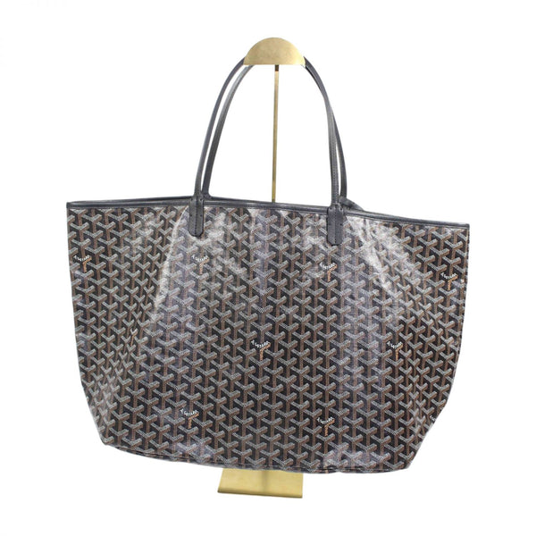 【中古】 GOYARD ゴヤール  トートバッグ   サンルイGM 黒 PVC コーティングキャンバス 男女兼用 ポーチ無し 1359