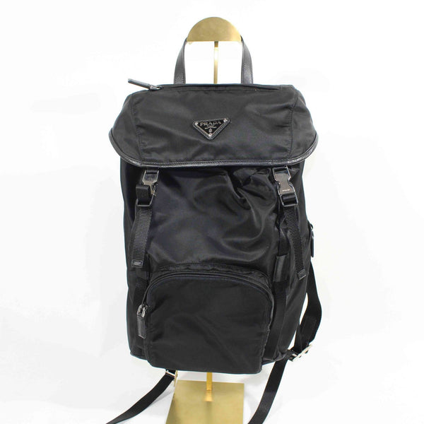 【中古】 PRADA プラダ  バックパック リュック 1BZ039 ナイロン 三角ロゴ  Re-Nylon 1361