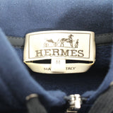 【中古】HERMES エルメス サイドライン ジップアップパーカー ネイビー ＃M 1364