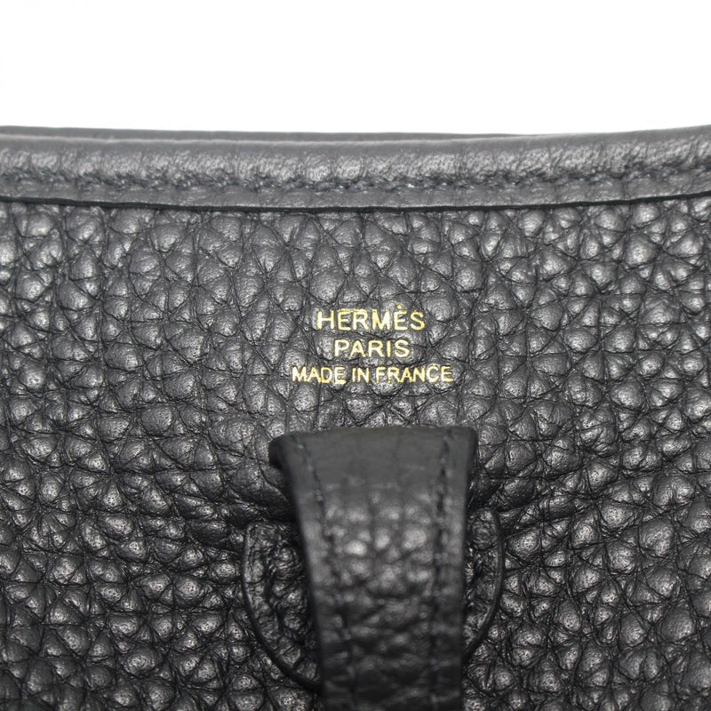 【新品】 HERMES エルメス エブリン16 TPM ブラック トリヨン ゴールド金具 2024製造 W刻 ショルダーバッグ  24101634