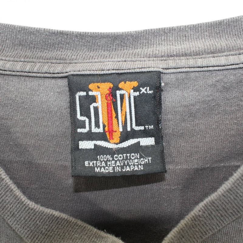 【中古】 SAINT MICHAEL セントマイケル  22SS  VLONE ヴィーロンコラボ ロングスリーブTシャツ  グレー 097