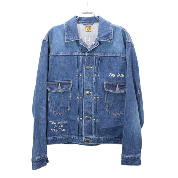 【中古】 HUMAN MADE ヒューマンメイド  24SS デニムワークジャケット DENIM WORK JACKET インディゴ サイズL 0099