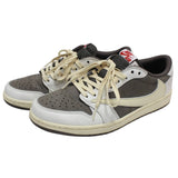 【中古】 NIKE × Travis Scott ナイキ × トラビススコット  Air Jordan 1 Low OG SP エアジョーダン1 スニーカー リバースモカ セイル DM7866-162 27.5cm 1377