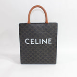 [Pre-owned] Celine shoulder bag, messenger bag, trionf, vertical cover, PVC and leather, handbag 280