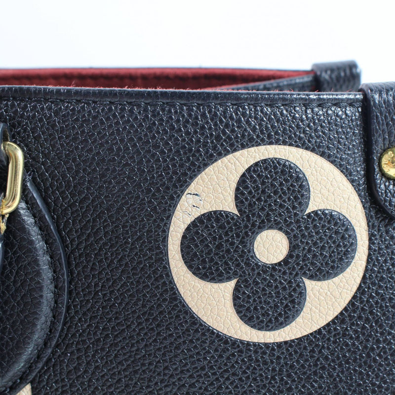 [二手] LOUIS VUITTON On the Go MM 手提包 M45495 双色 Monogram Empreinte On the Go MM 283 