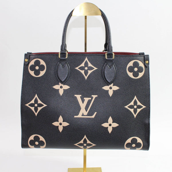 【中古】 LOUIS VUITTON ルイ・ヴィトン トートバッグ  M45495 バイカラー モノグラム アンプラント オンザゴーMM 283