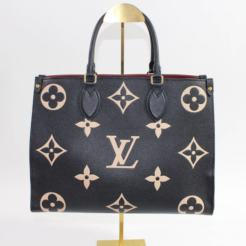 [二手] LOUIS VUITTON On the Go MM 手提包 M45495 双色 Monogram Empreinte On the Go MM 283 