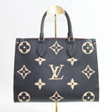 【中古】 LOUIS VUITTON ルイ・ヴィトン トートバッグ  M45495 バイカラー モノグラム アンプラント オンザゴーMM 283