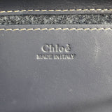 [Pre-owned] Chloe Chloe shoulder bag, messenger bag, utday mini felt and leather tote bag, navy 286