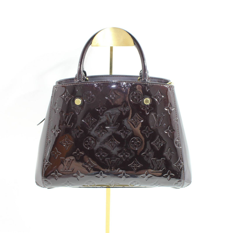 [Pre-owned] LOUIS VUITTON Louis Vuitton Montaigne BB 2-way/3-way bag Vernis M50403 Vernis Montaigne BB shoulder bag 318