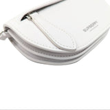 [Used] BURBERRY Body bag/waist pouch Olympia Leather Shoulder Bag White 340