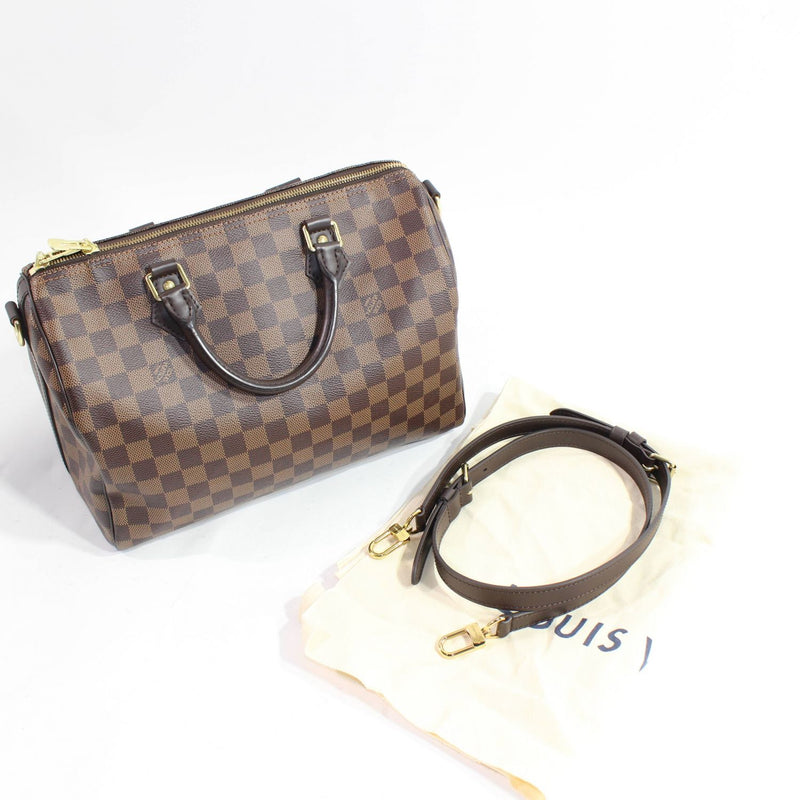 [Pre-owned] Louis Vuitton Speedy Boston Bag Damier N41367 Damier Speedy Bandoliere 30 345