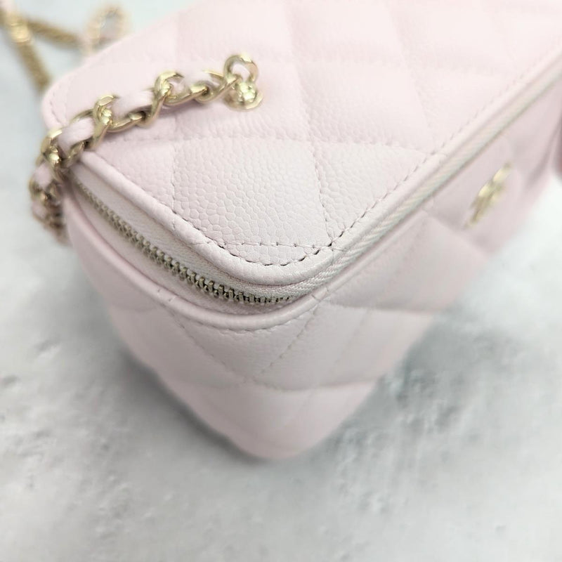 [Pre-owned] CHANEL CHANEL Shoulder bag, Messenger bag AP1472 Vanity bag KIABIA Pink 346 EF