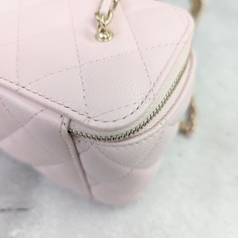 [Pre-owned] CHANEL CHANEL Shoulder bag, Messenger bag AP1472 Vanity bag KIABIA Pink 346 EF