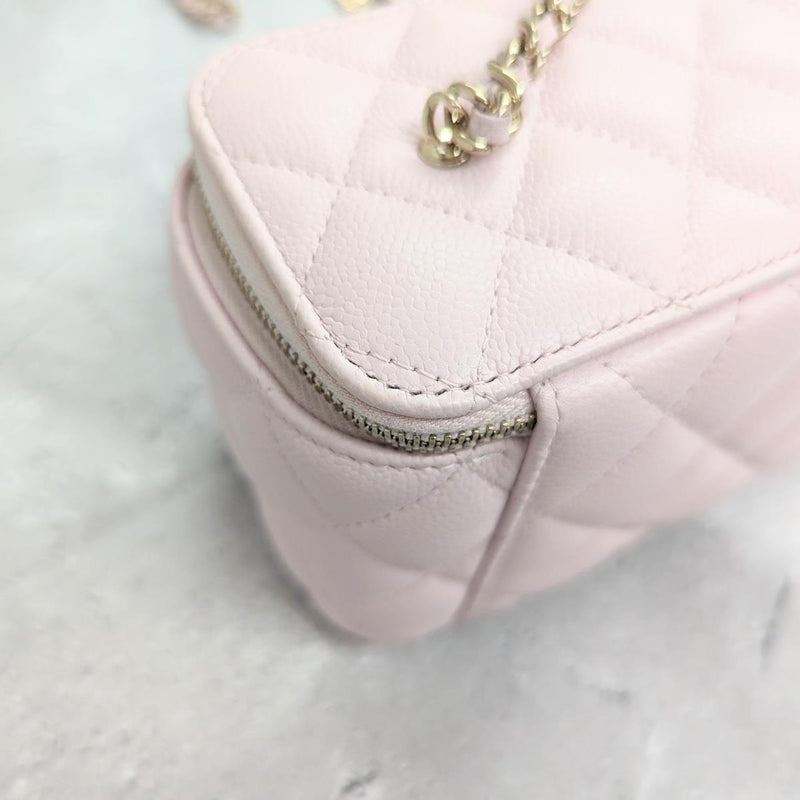 [Pre-owned] CHANEL CHANEL Shoulder bag, Messenger bag AP1472 Vanity bag KIABIA Pink 346 EF