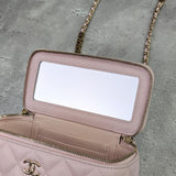 [Pre-owned] CHANEL CHANEL Shoulder bag, Messenger bag AP1472 Vanity bag KIABIA Pink 346 EF