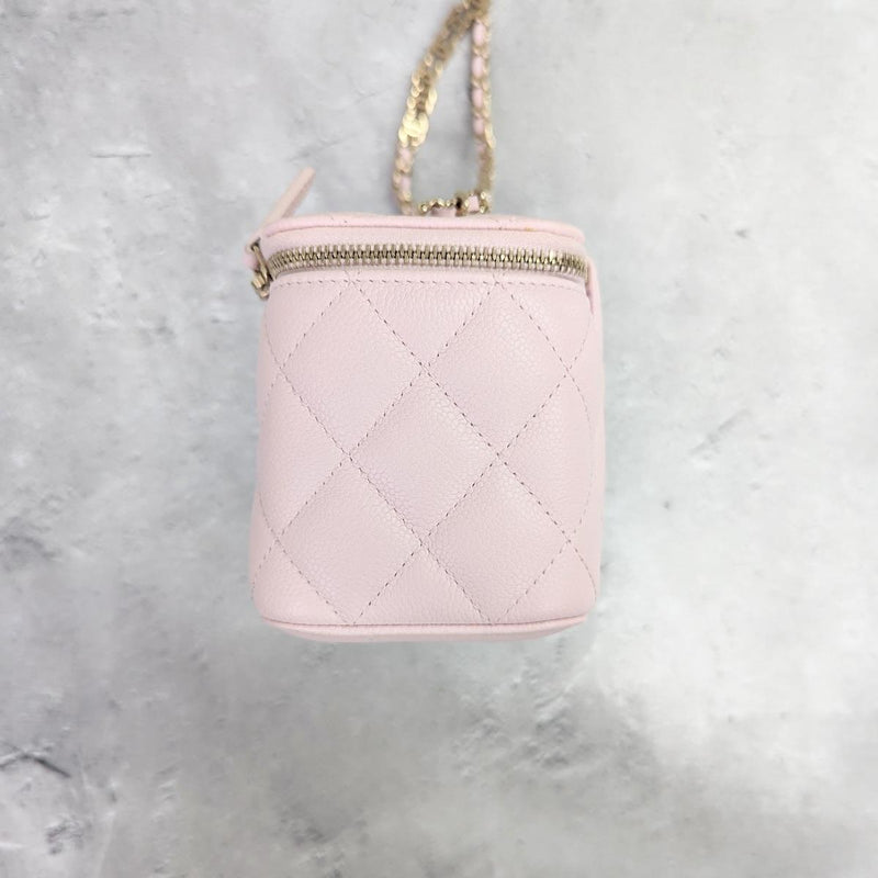 [Pre-owned] CHANEL CHANEL Shoulder bag, Messenger bag AP1472 Vanity bag KIABIA Pink 346 EF