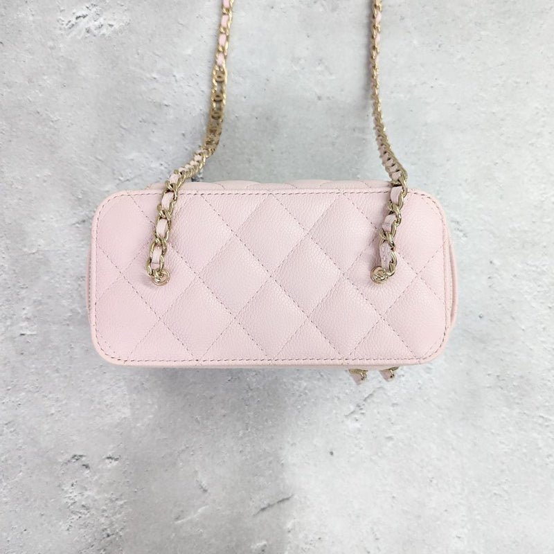 [Pre-owned] CHANEL CHANEL Shoulder bag, Messenger bag AP1472 Vanity bag KIABIA Pink 346 EF