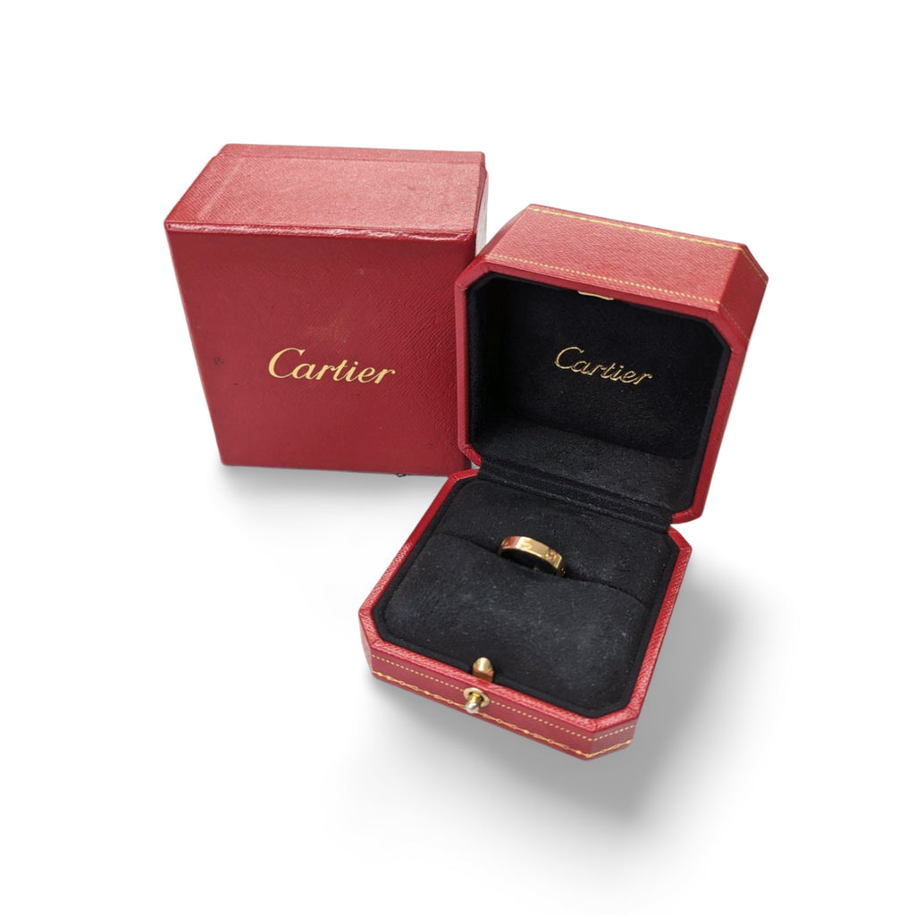 Used] Cartier Mini Love Ring Ring Mini Love Ring 750 (PG) 3.1g